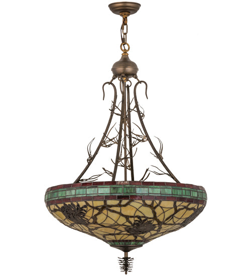 Meyda Tiffany Pinecone 68068 Pendant Light - Antique Copper