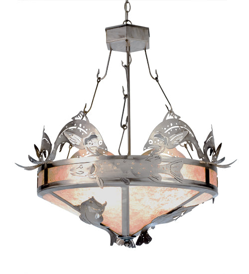 Meyda Tiffany Catch Of The Day 68070 Pendant Light - Steel