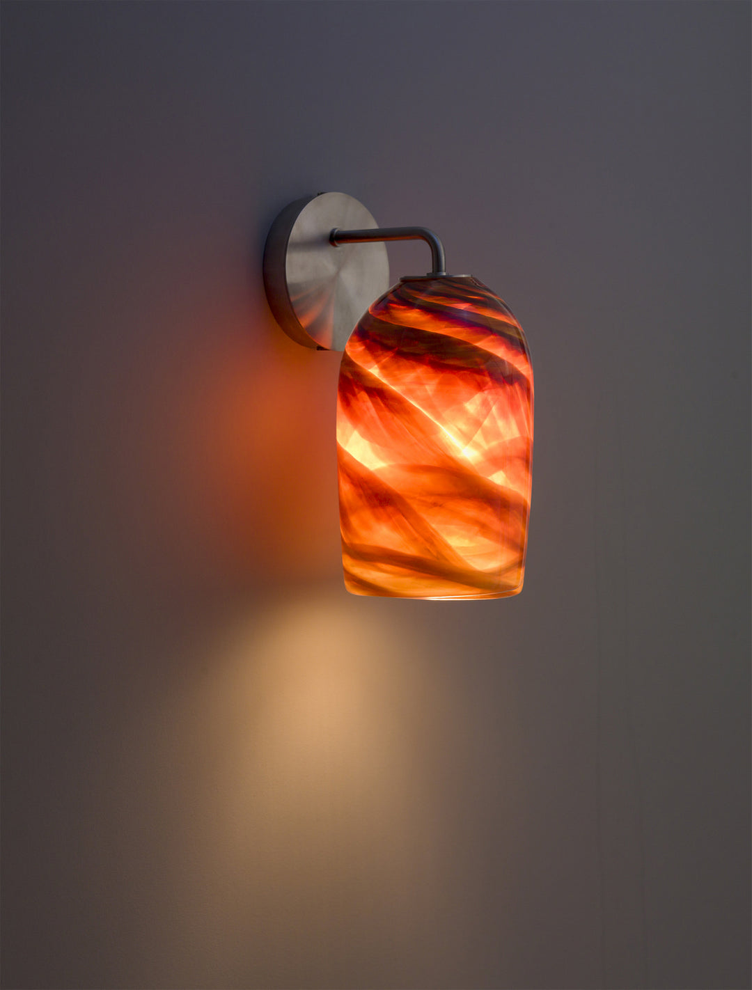 WPT Design Rose ROSE-MOD-SC-AM-SS Wall Light - Stainless Steel
