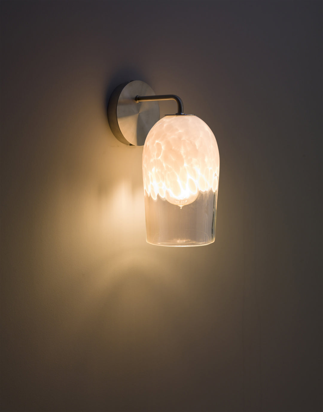 WPT Design Rose ROSE-MOD-SC-CLWH-SS Wall Light - Stainless Steel