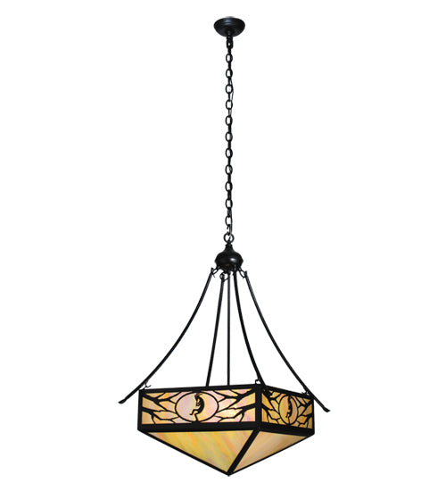 Meyda Tiffany Kokopeli 68071 Pendant Light - Black