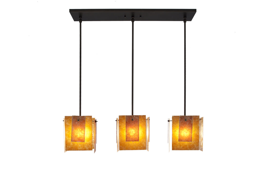 WPT Design Spider Mica SP-BZ-PEND-TRIPLE-14 Pendant Light -