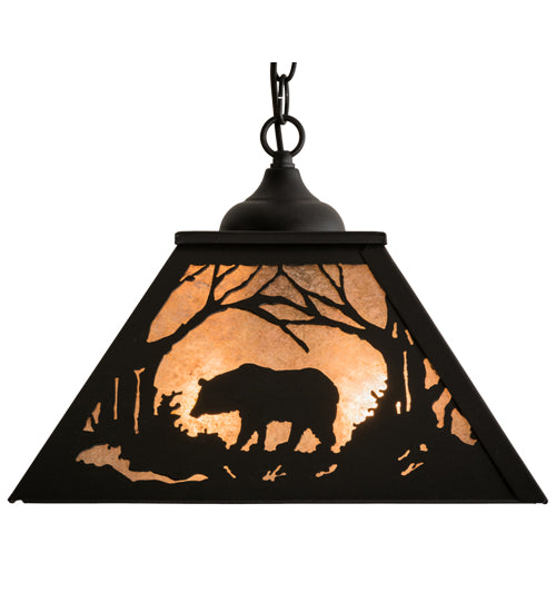 Meyda Tiffany Bear At Dawn 68108 Pendant Light - Antique Copper