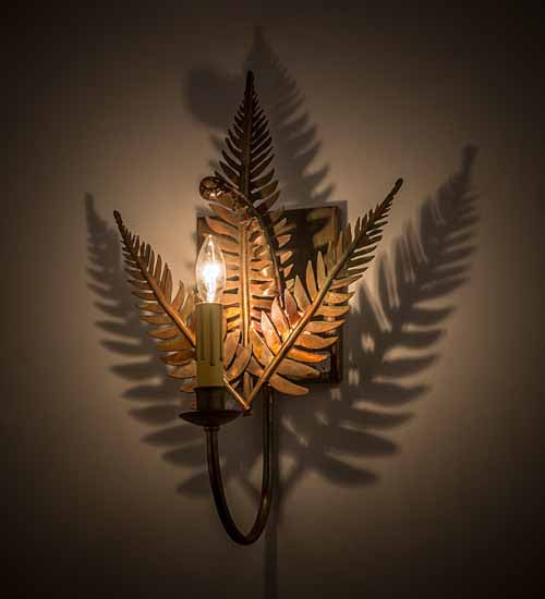 Meyda Tiffany Fern 68115 Wall Light - Verdigris,Copper