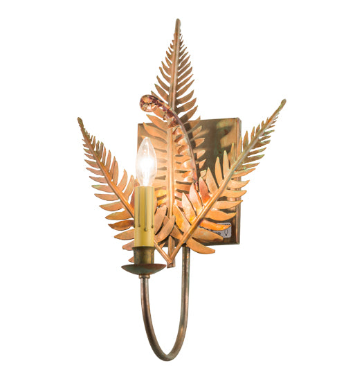 Meyda Tiffany Fern 68115 Wall Light - Verdigris,Copper