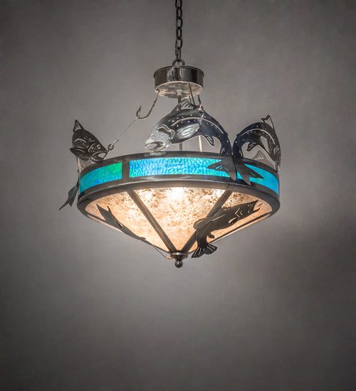 Meyda Tiffany Catch Of The Day 68165 Pendant Light - Steel