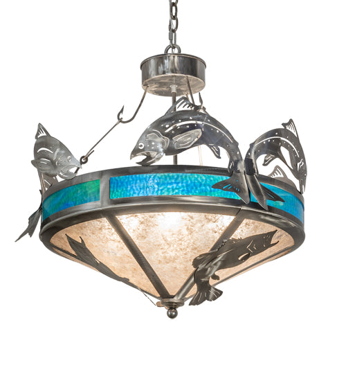 Meyda Tiffany Catch Of The Day 68165 Pendant Light - Steel