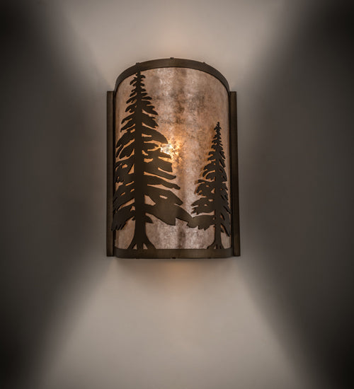 Meyda Tiffany Tall Pines 68169 Wall Light - Antique Copper