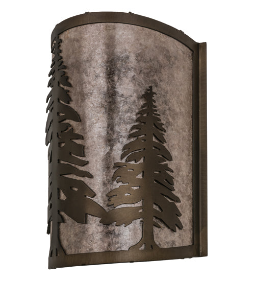 Meyda Tiffany Tall Pines 68169 Wall Light - Antique Copper