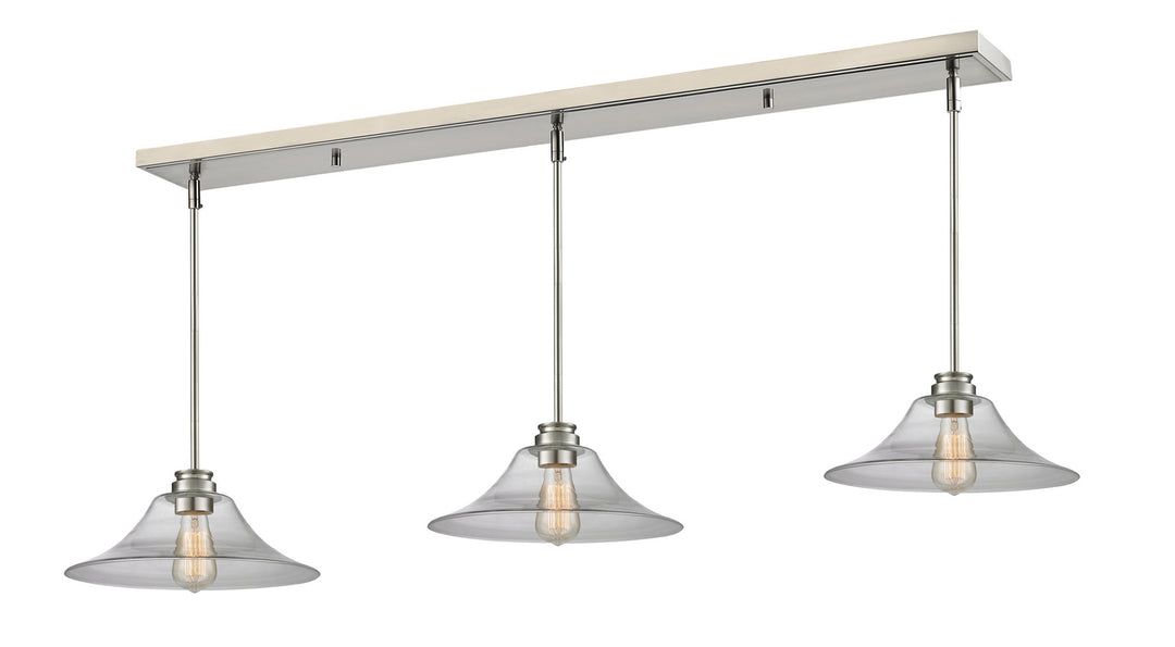Z-Lite Annora 428MP14-3BN Pendant Light - Brushed Nickel