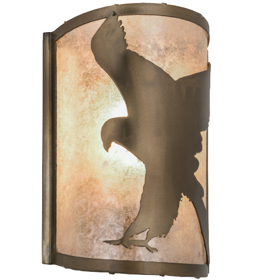 Meyda Tiffany Flying Hawk 68187 Wall Light - Antique Copper