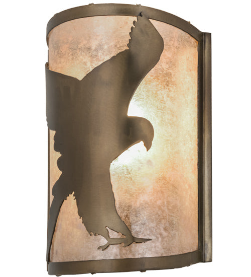 Meyda Tiffany Flying Hawk 68188 Wall Light - Antique Copper