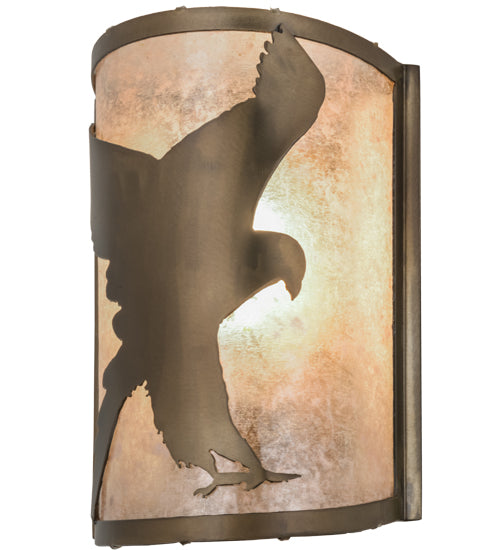 Meyda Tiffany Flying Hawk 68188 Wall Light - Antique Copper