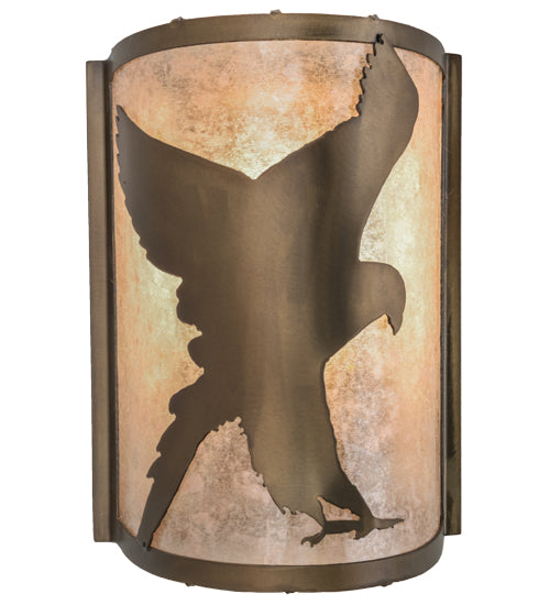 Meyda Tiffany Flying Hawk 68188 Wall Light - Antique Copper