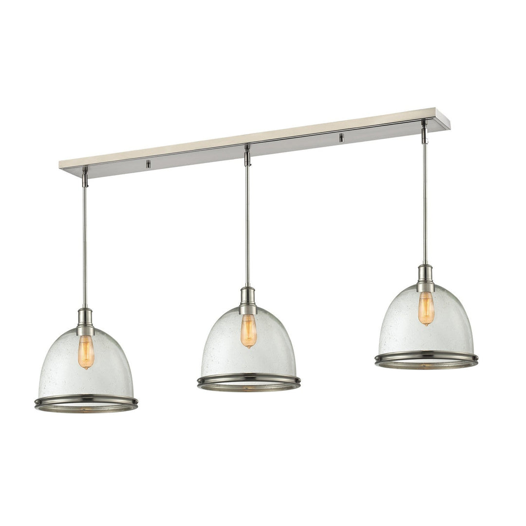 Z-Lite Mason 718P13-3BN Pendant Light - Brushed Nickel