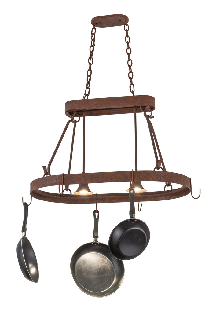 Meyda Tiffany Rooster 120183 Pendant Light - Red Rust