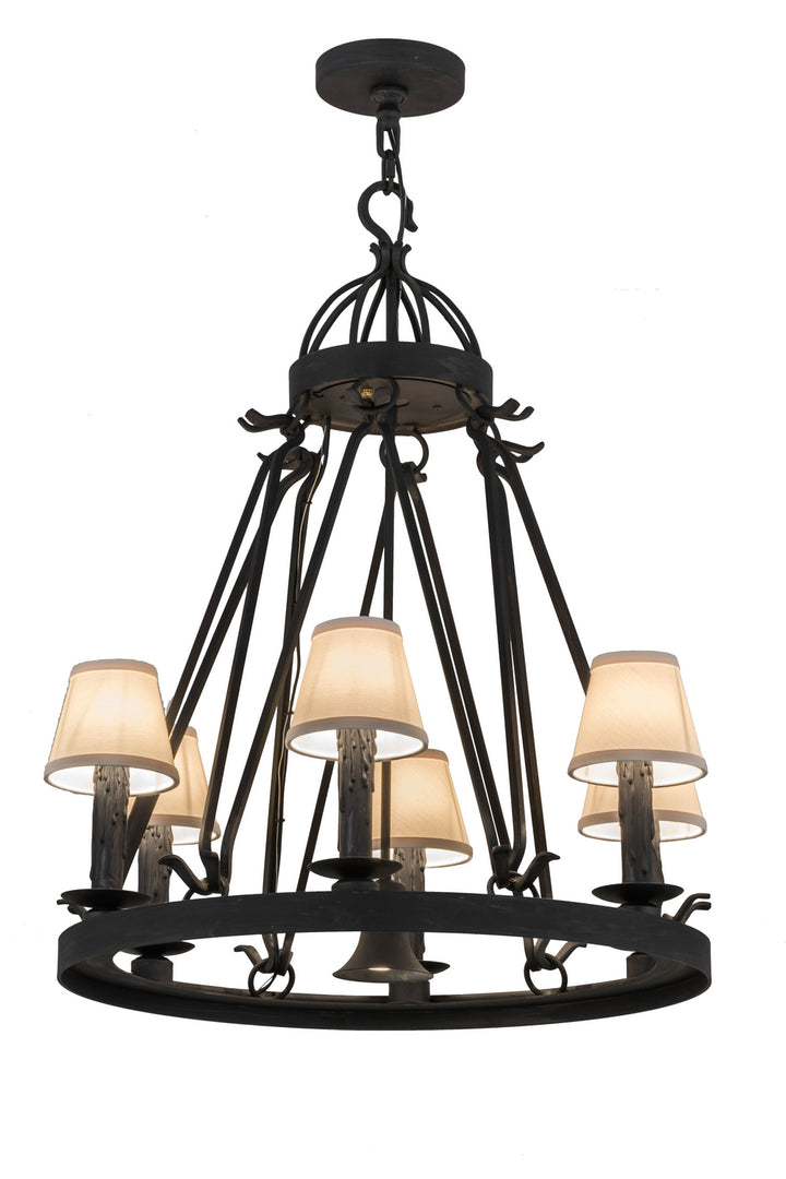 Meyda Tiffany Lakeshore 157287 Chandelier Light - Custom,Mahogany Bronze