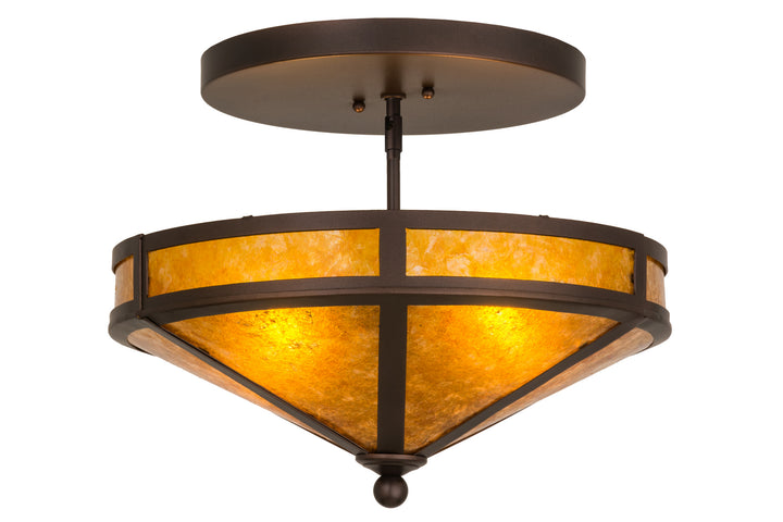 Meyda Tiffany Craftsman 163106 Ceiling Light - Mahogany Bronze