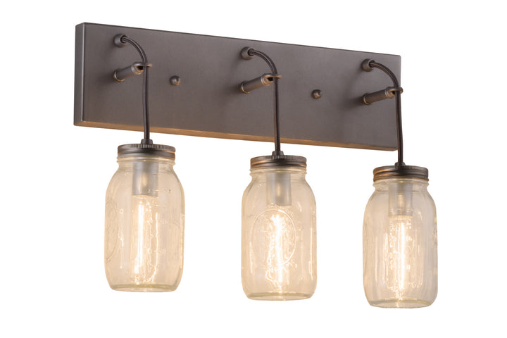 Meyda Tiffany Mason Jar 165431 Bath Vanity Light 18 in. wide - Custom