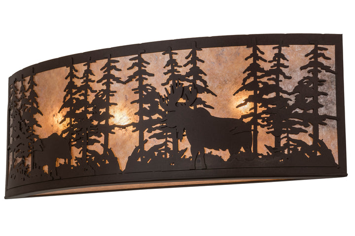 Meyda Tiffany Tall Pines 165993 Wall Light - Cafe-Noir