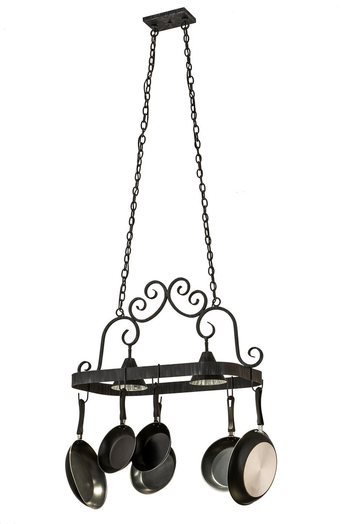 Meyda Tiffany Elana 166119 Pendant Light - Craftsman Brown