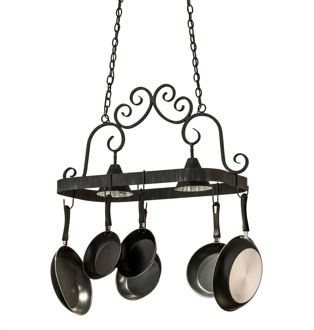 Meyda Tiffany Elana 166119 Pendant Light - Craftsman Brown