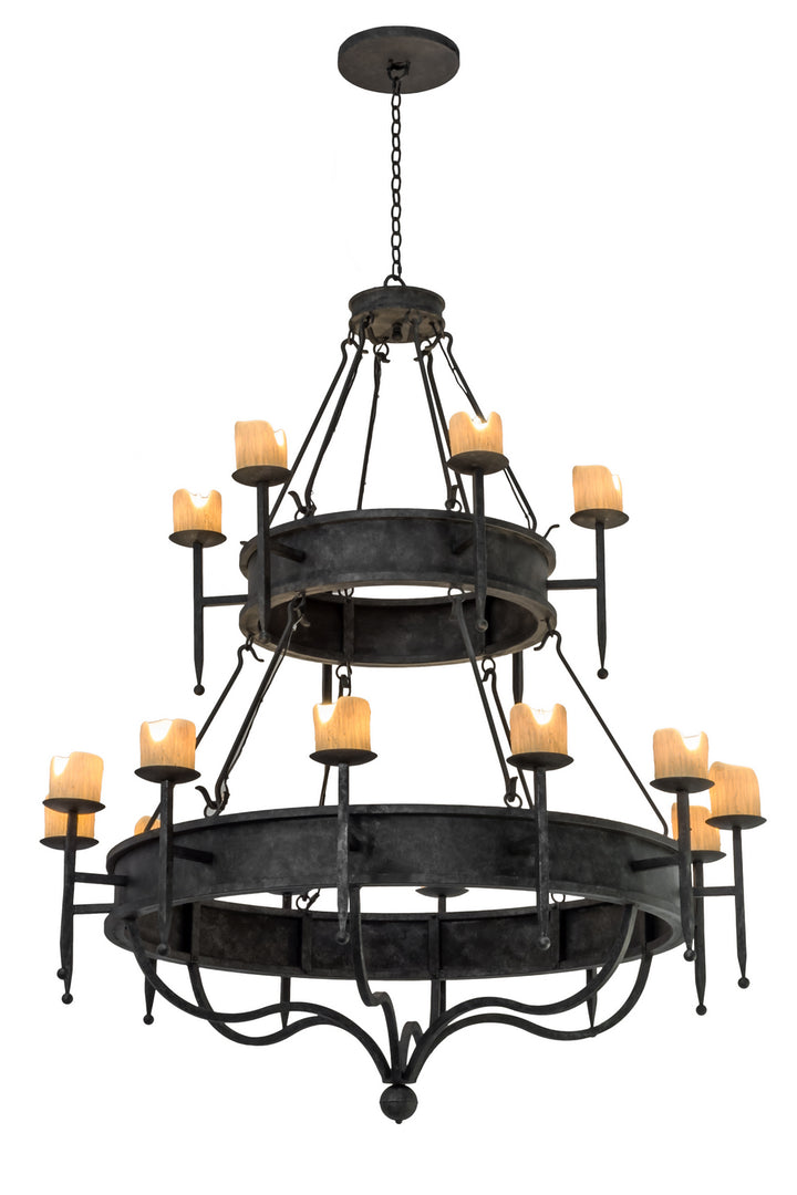 Meyda Tiffany Marta 172299 Chandelier Light - Smoke