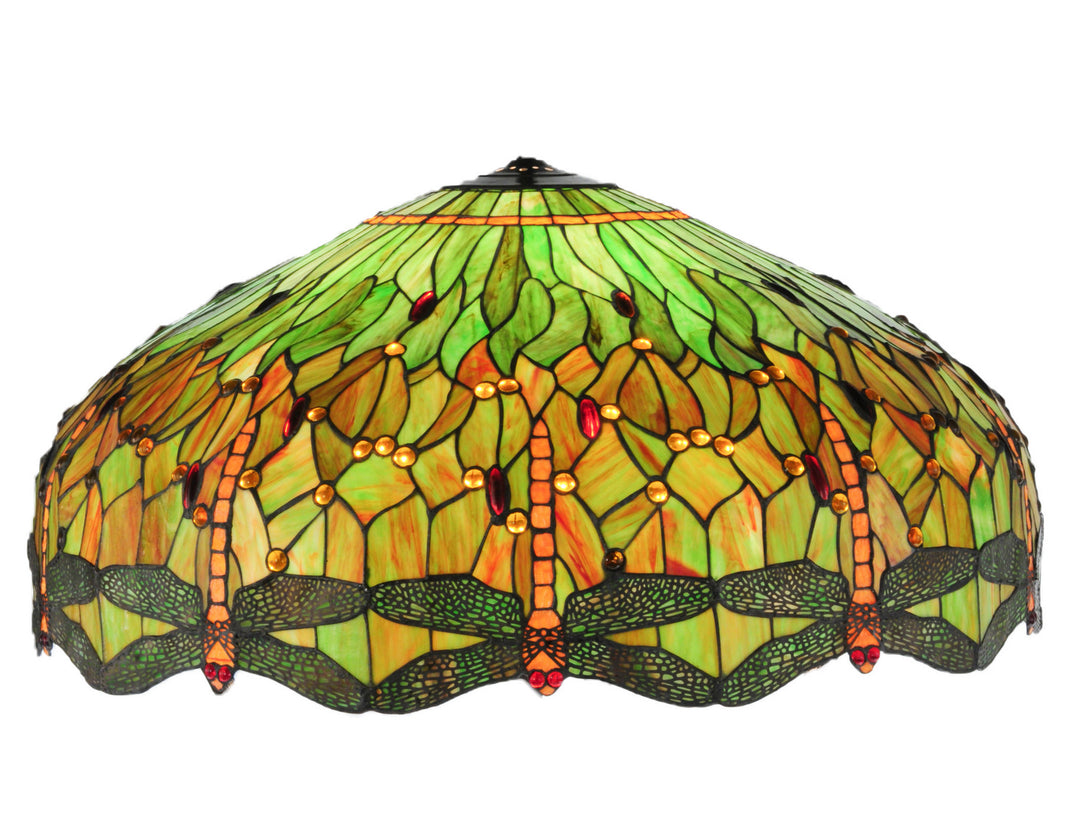 Meyda Tiffany Lighting 30107 Hanginghead Dragonfly Shade Lamp Shade Multicolored