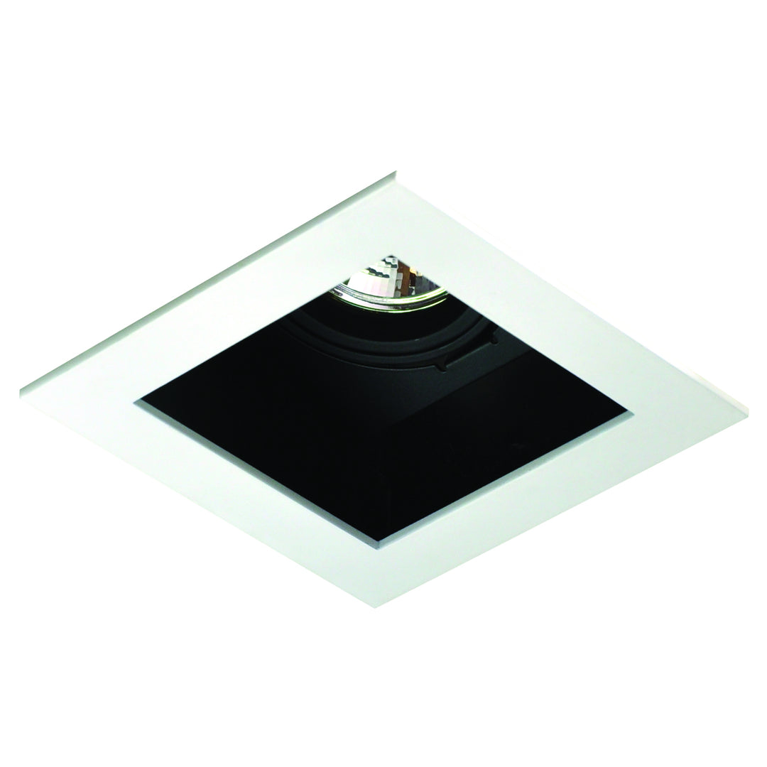 Nora Lighting NL-4585W  4" Sq Q4 Rec Gimbal Rev Recessed Light Black