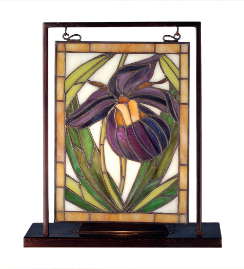 Meyda Tiffany Lighting 68351 Lady Slippers Mini Tabletop Window Mirror Bronze / Dark