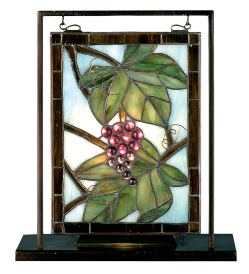 Meyda Tiffany Lighting 68352 Napa Vintage Mini Tabletop Window Mirror Bronze / Dark