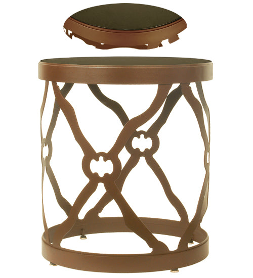 Meyda Tiffany Lighting 68395 Metro Fusion Table Furniture Bronze / Dark