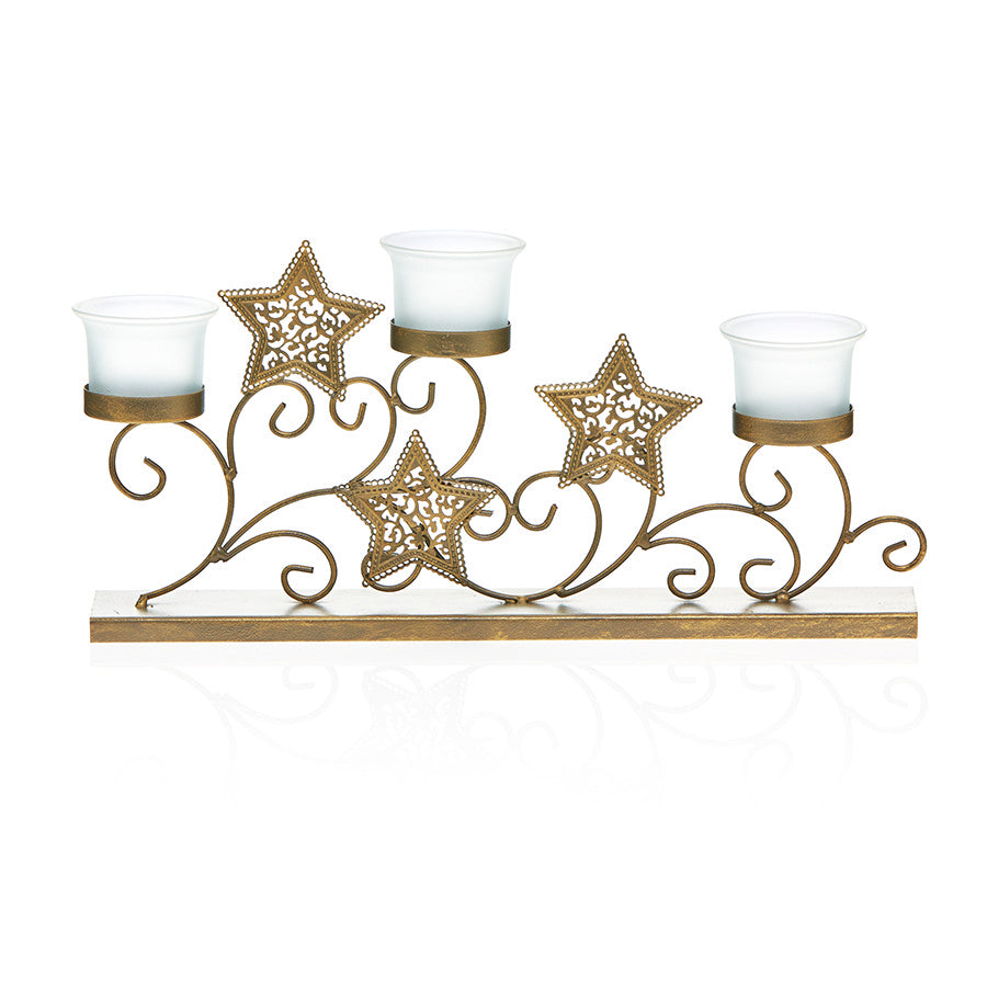 Decoflair & Decoglow HOL5043  Multi-Tealight Holder Home Decor Bronze / Dark