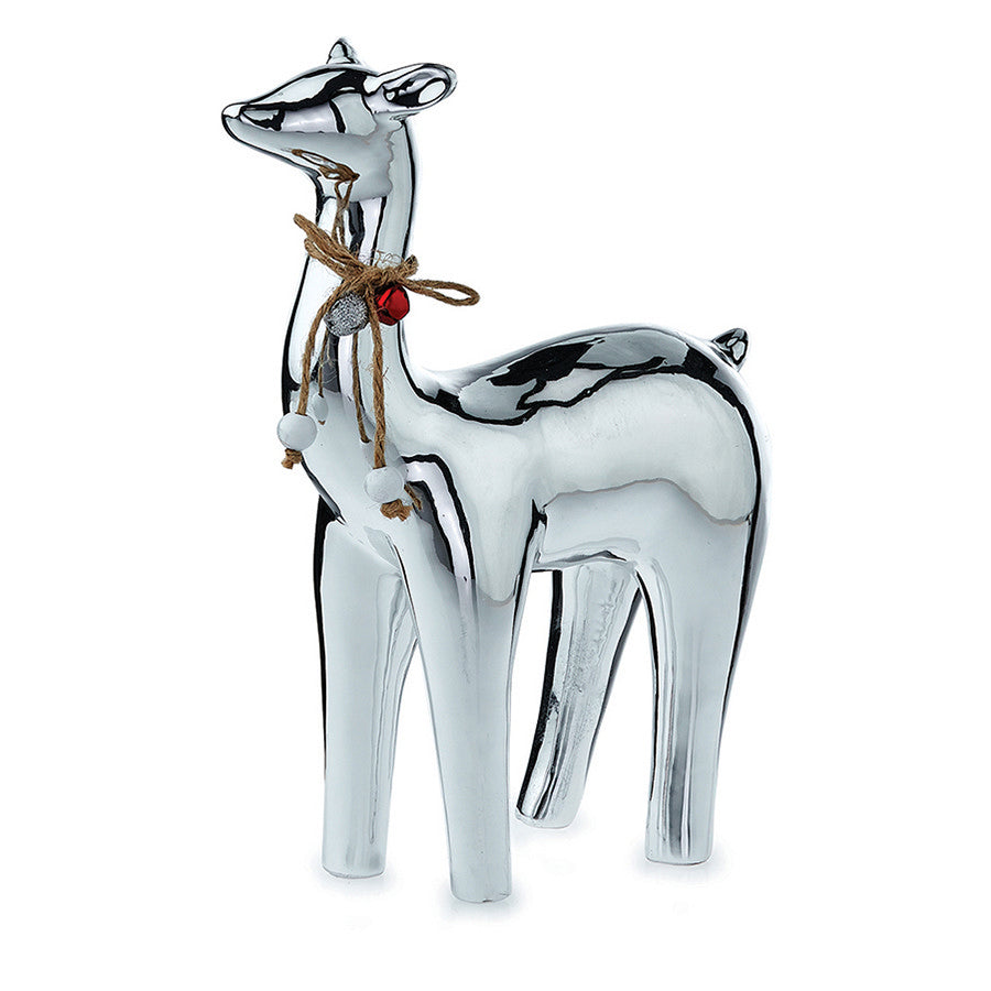 Decoflair & Decoglow HOL5059  Deer Home Decor Chrome