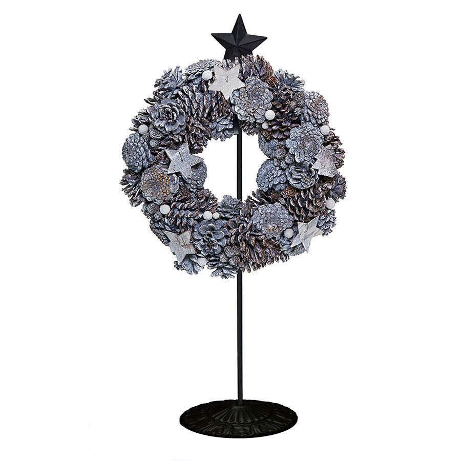 Decoflair & Decoglow HOL5071  Wreath Home Decor White