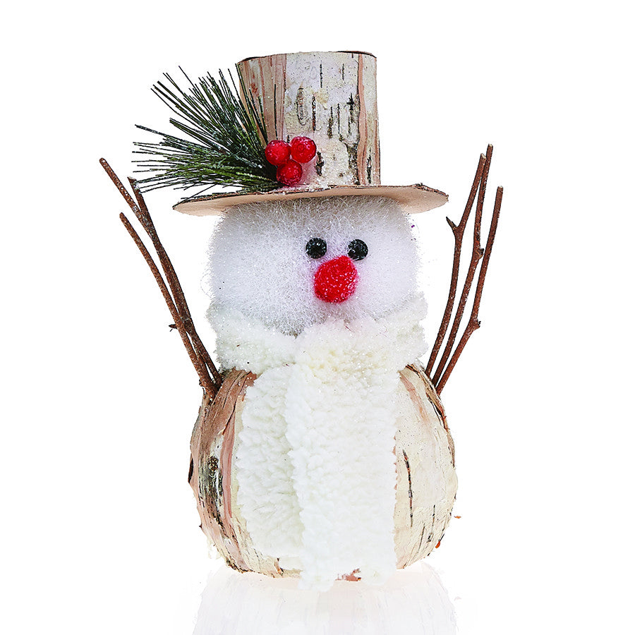 Decoflair & Decoglow HOL5082  Billy The Snowman Home Decor White