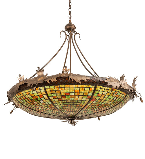 Meyda Tiffany Greenbriar Oak 68618 Pendant Light - Antique Copper