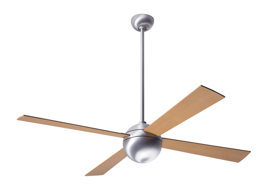 Modern Fan Company Ball BAL-BA-42-MP-NL-001 Ceiling Fan 42 - Brushed Aluminum, Maple/