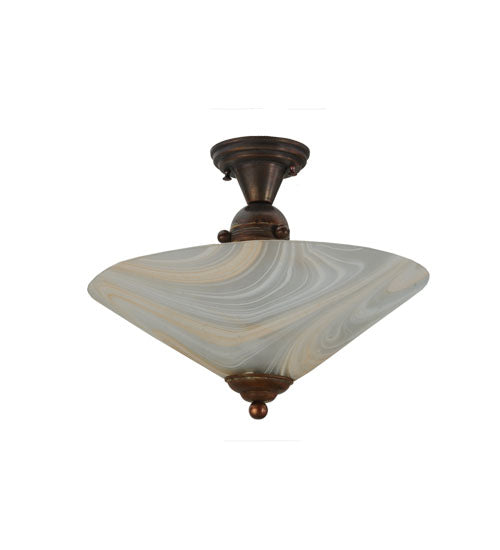 Meyda Tiffany Deco Ball 68692 Ceiling Light - Vintage Copper