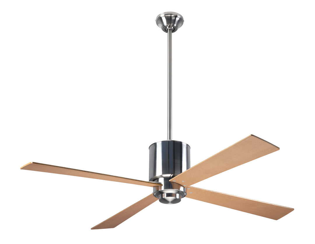 Modern Fan Company Lapa LAP-BN-50-MP-NL-001 Ceiling Fan 50 - Bright Nickel, Maple/