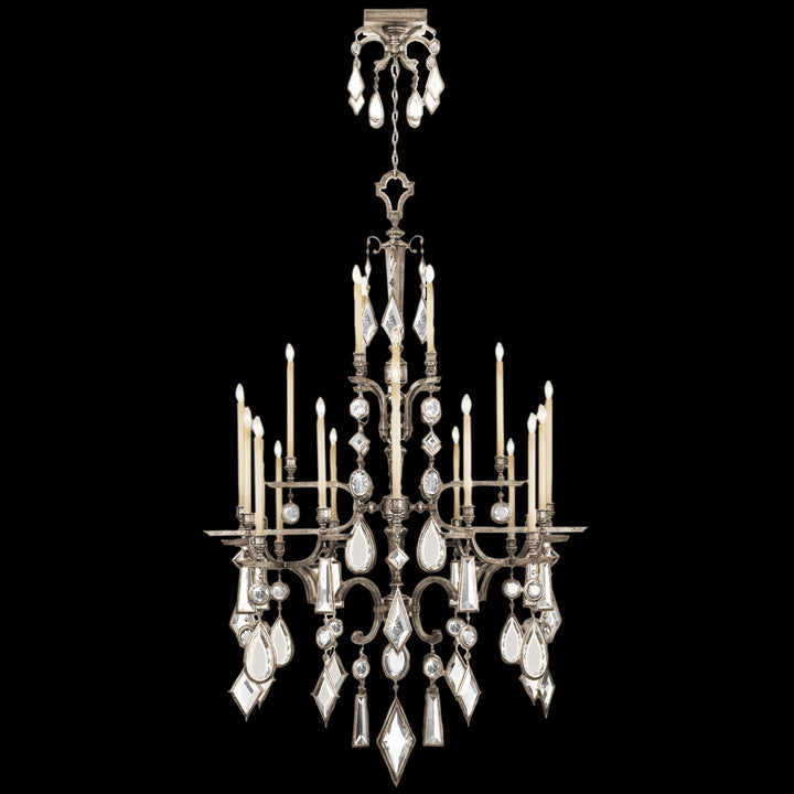 Fine Art Encased Gems 714040-3ST Chandelier Light - Silver