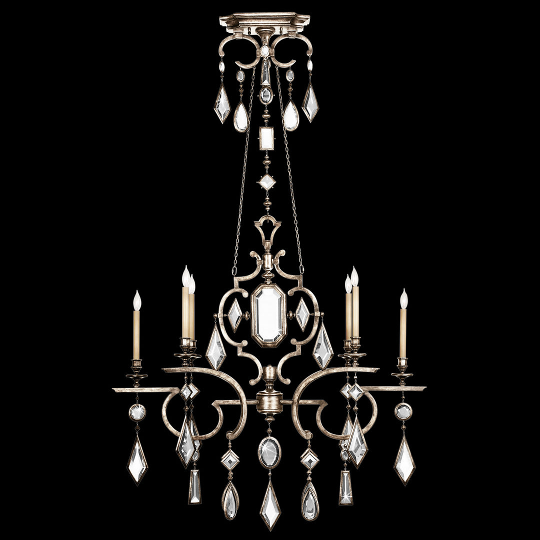 Fine Art Encased Gems 725940-3ST Chandelier Light - Silver