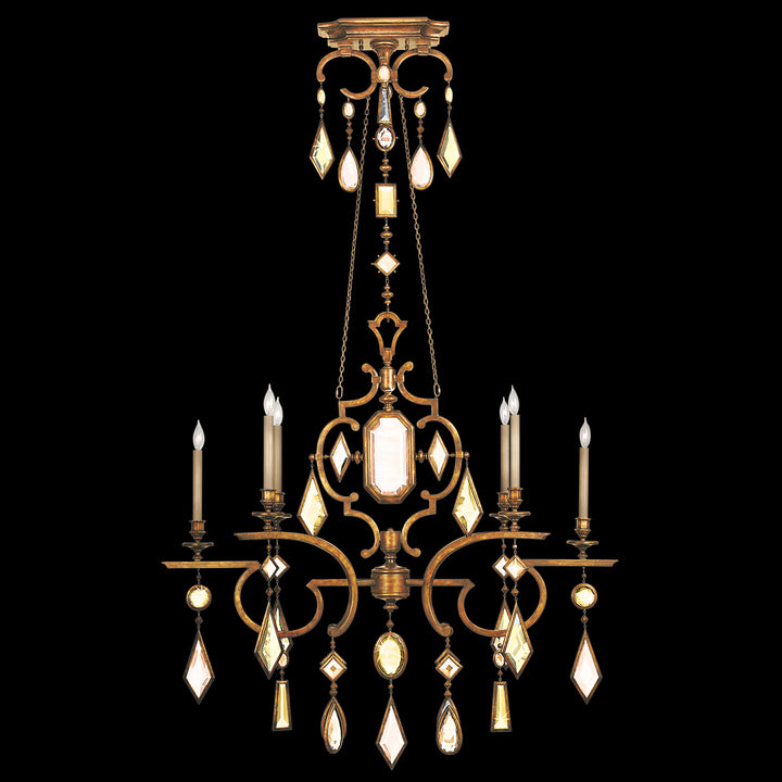 Fine Art Encased Gems 726040-1ST Chandelier Light - Gold