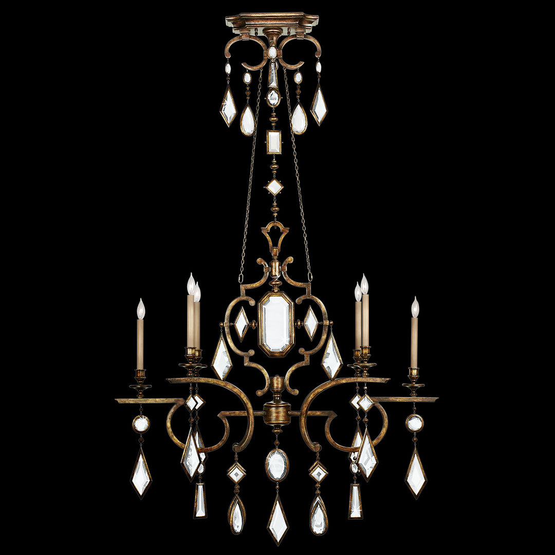 Fine Art Encased Gems 726040-3ST Chandelier Light - Gold