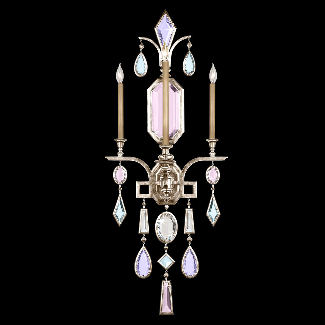 Fine Art Encased Gems 726950-1ST Wall Light - Silver