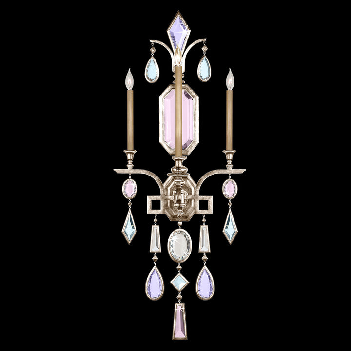Fine Art Encased Gems 726950-1ST Wall Light - Silver