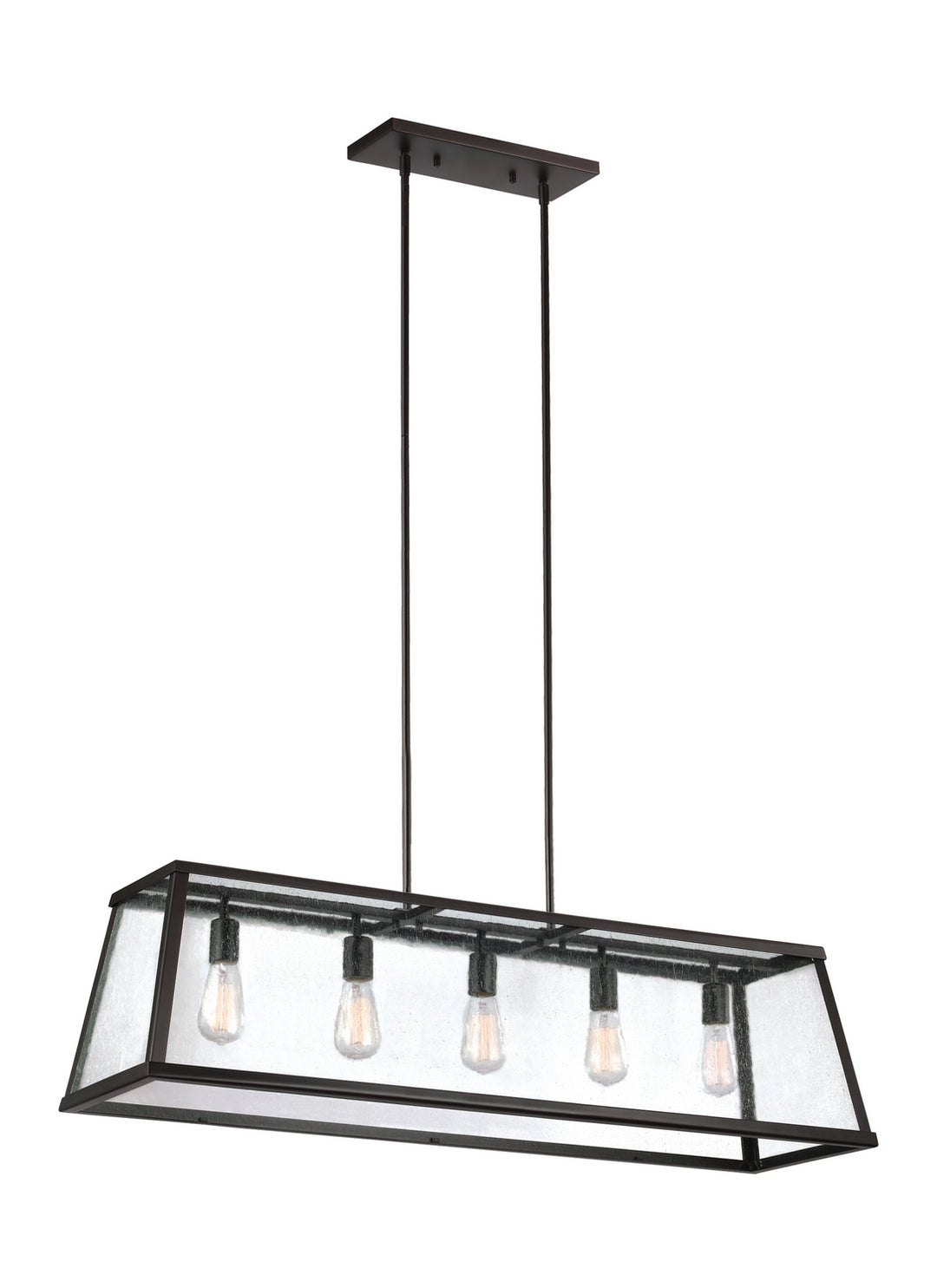 Visual Comfort Studio Harrow F3073/5ORB Pendant Light - Oil Rubbed Bronze
