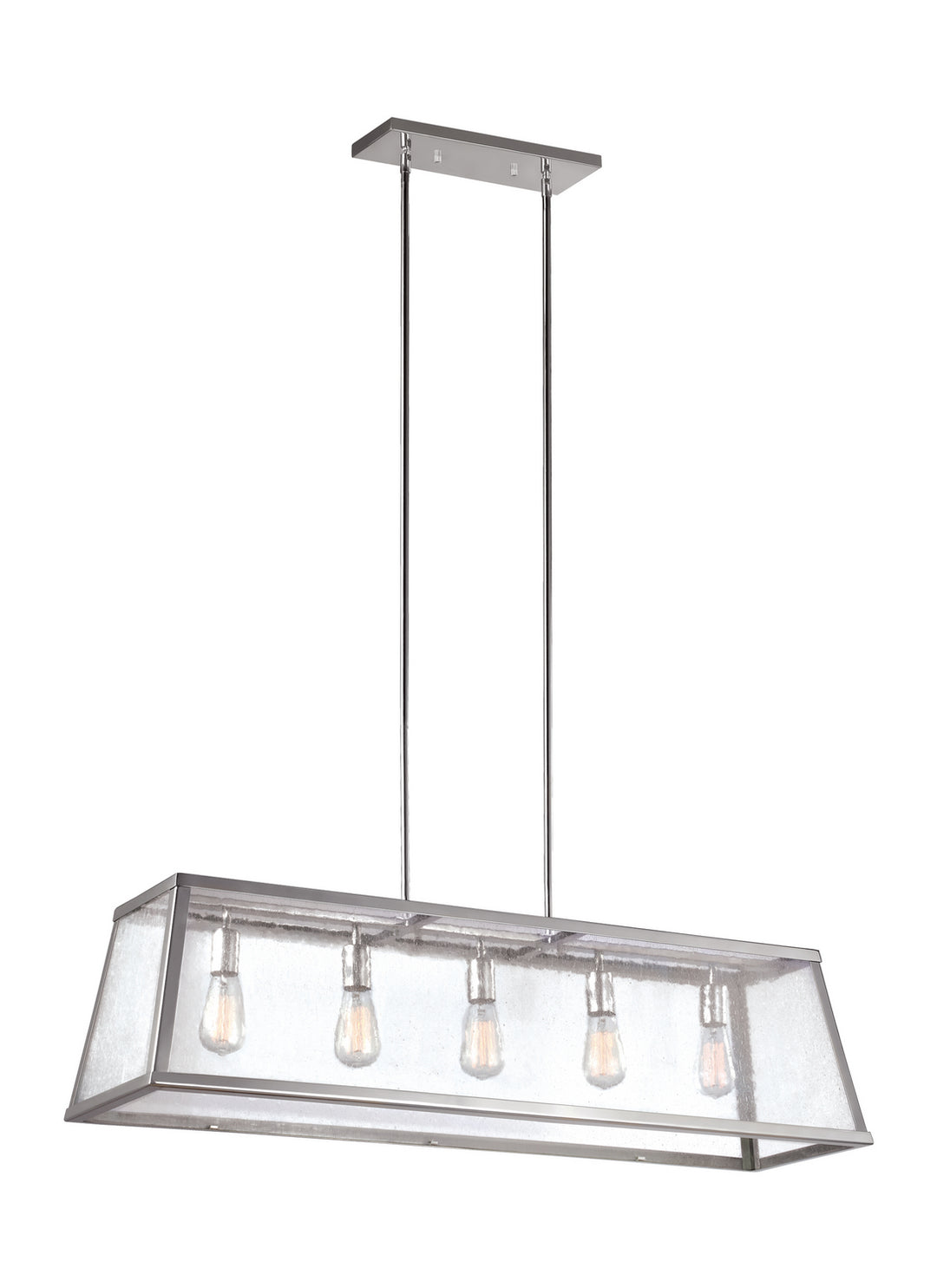 Visual Comfort Studio Harrow F3073/5PN Pendant Light - Polished Nickel