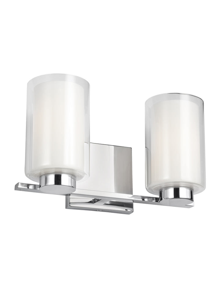 Visual Comfort Studio Bergin VS22602CH Bath Vanity Light 14 in. wide - Chrome