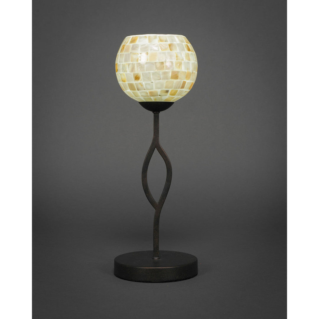 Toltec Lighting 140-DG-405  Revo Lamp Dark Granite